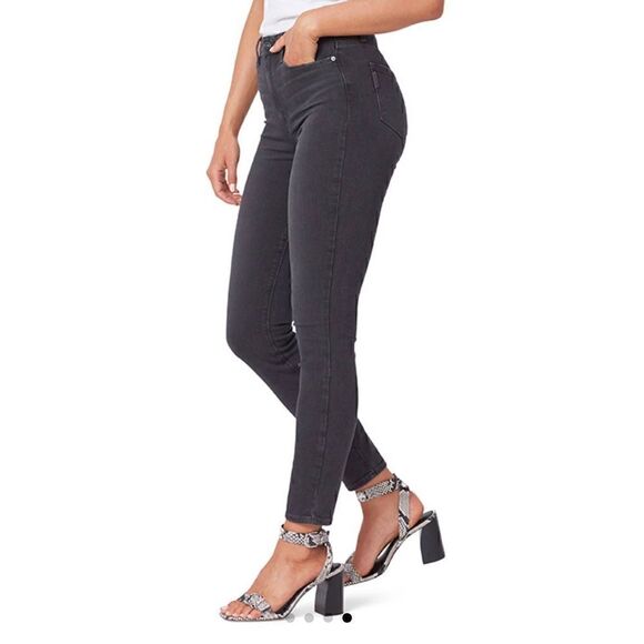 PAIGE Margot Ankle Black Denim Jeans - Picture 9 of 10